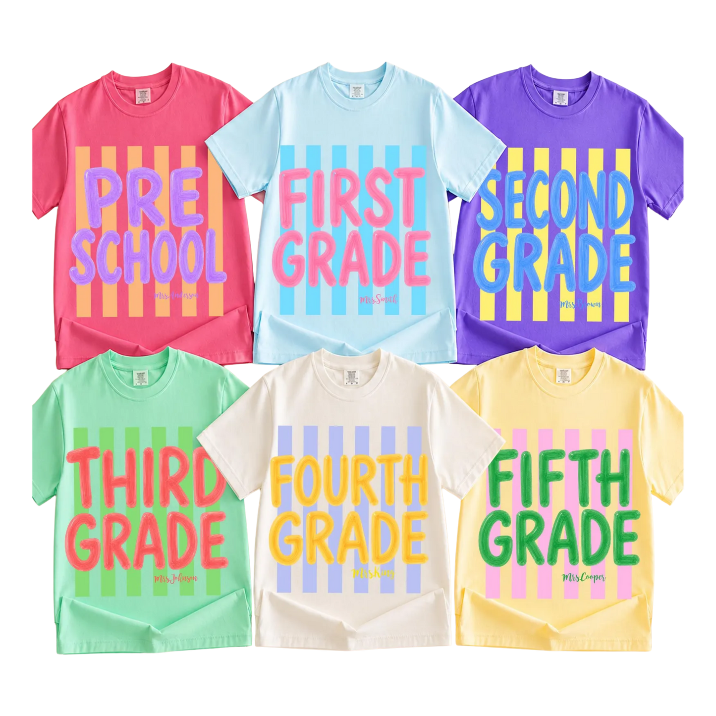 Stripe Grade Level Shirt