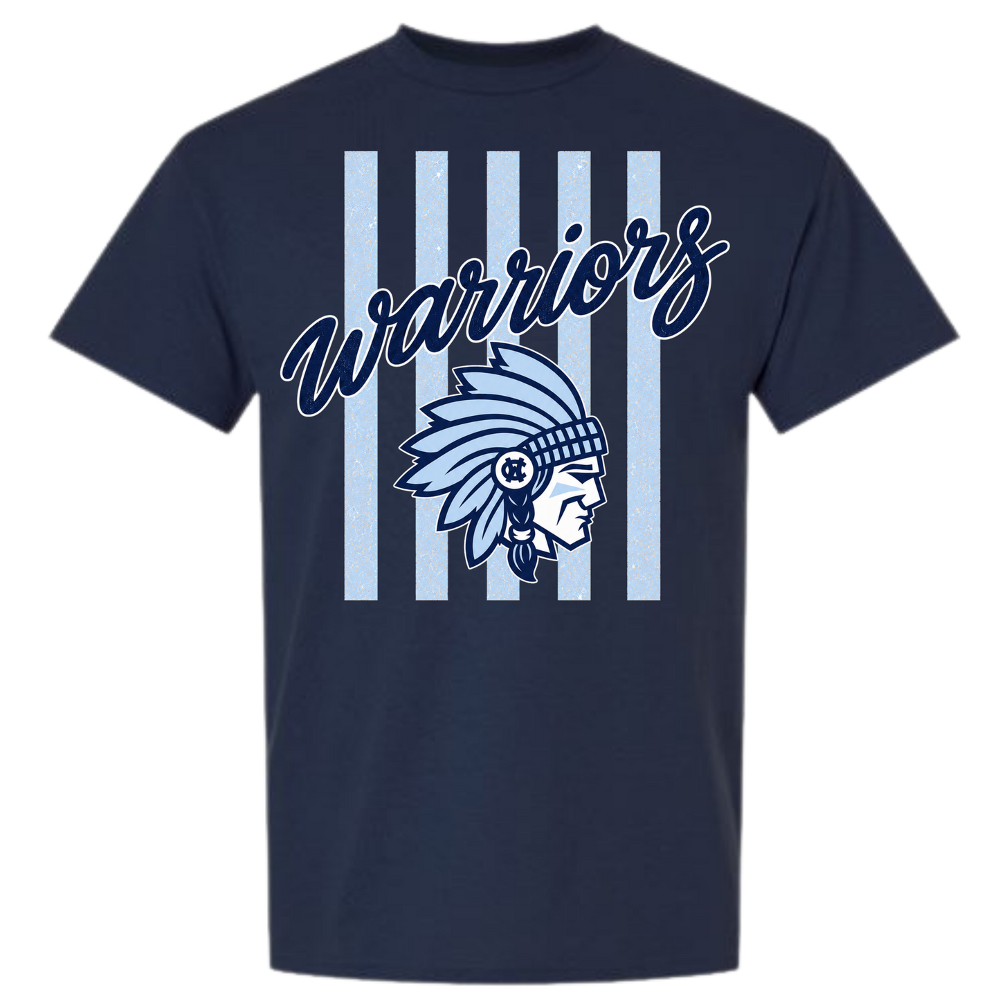 Striped Cursive Warriors