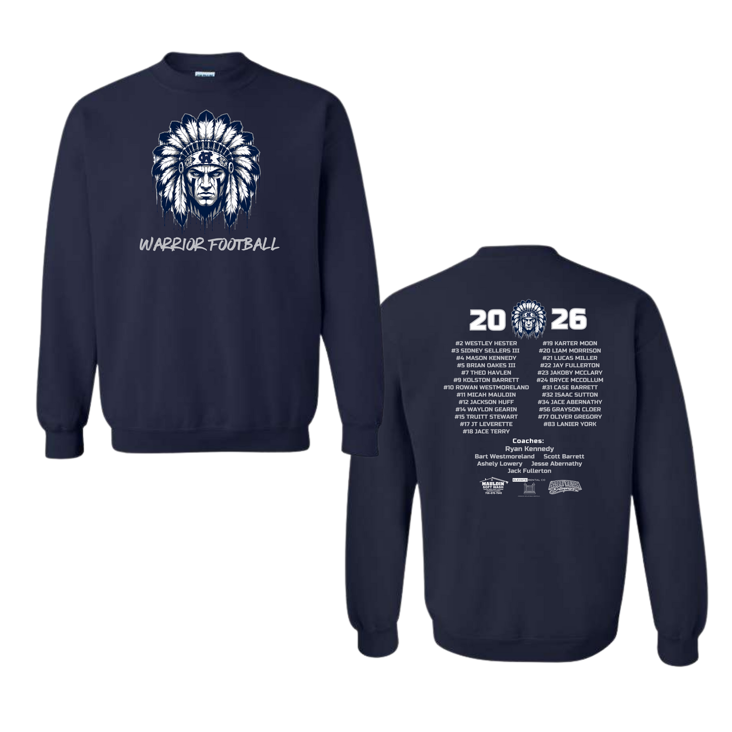 3rd Grade Football Crewneck