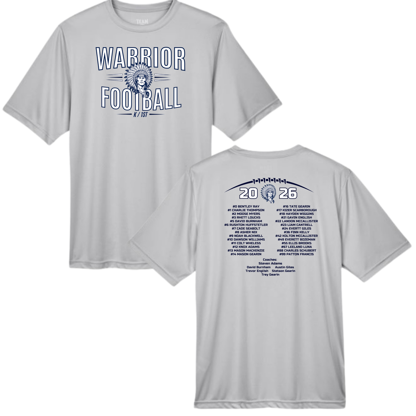 K/1st Warrior Football Dryfit