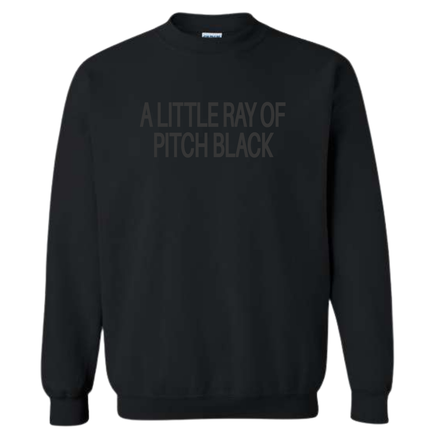 ADULT Ray of Black Crewneck