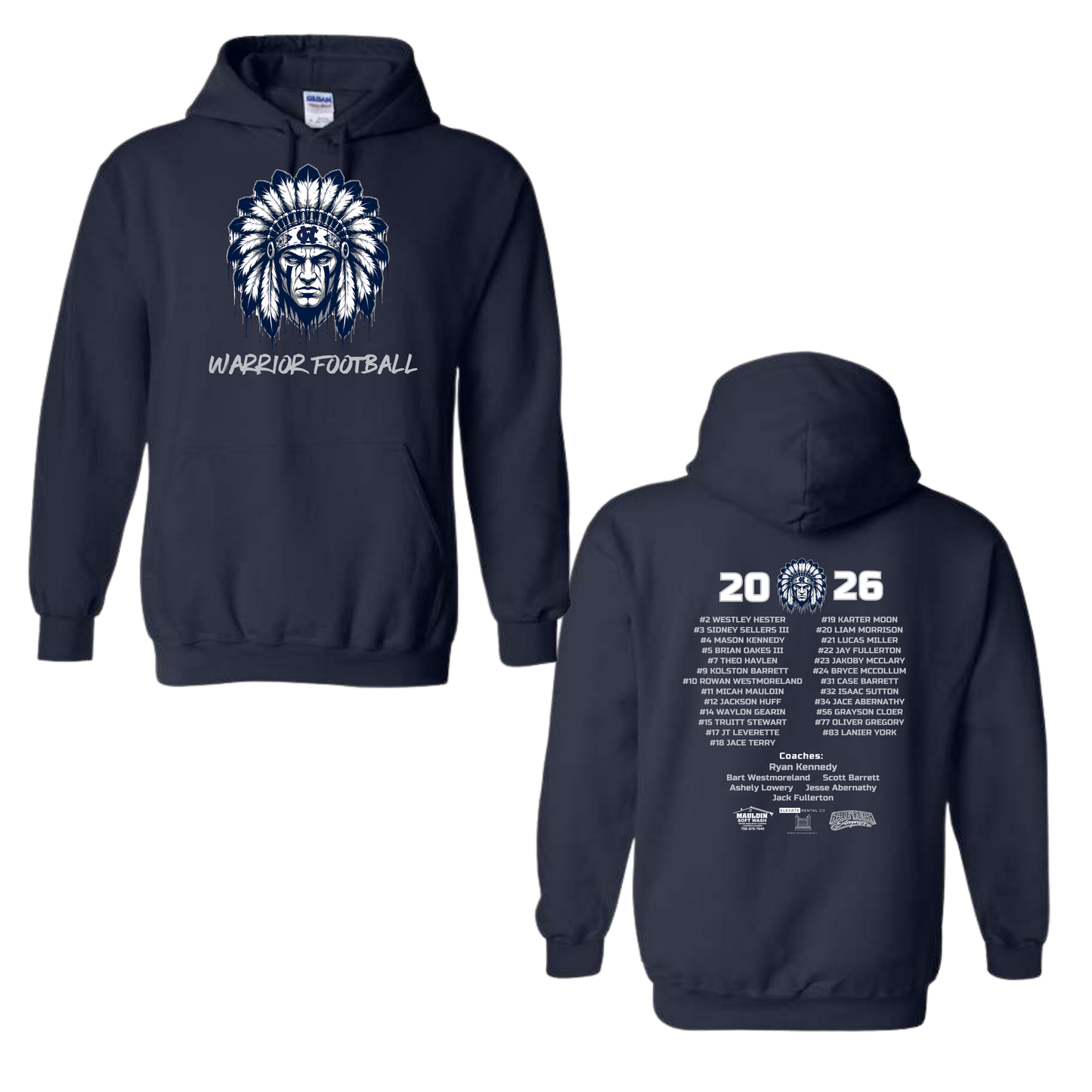 3rd Grade Football Hoodie
