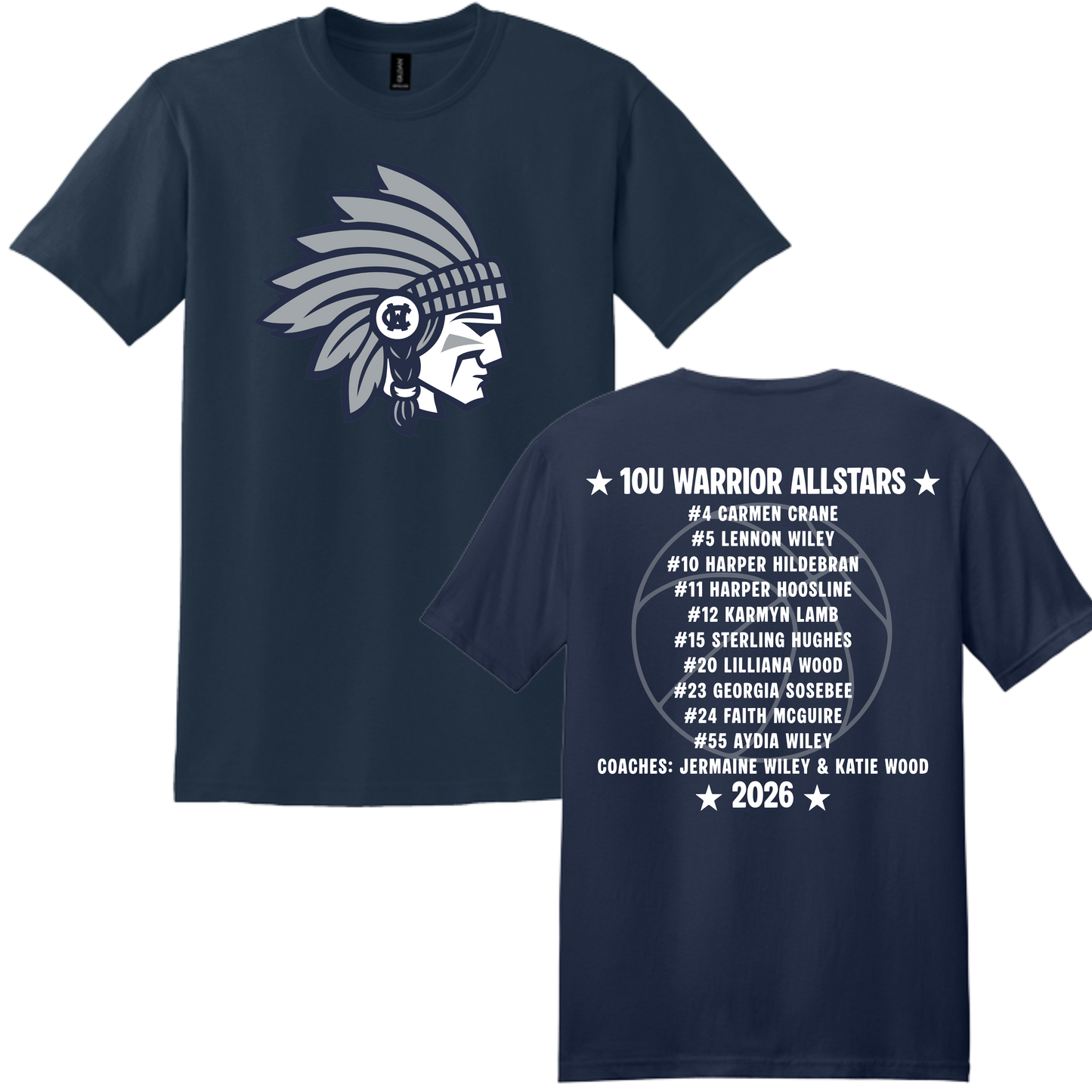 10U Warrior Allstars Tshirt