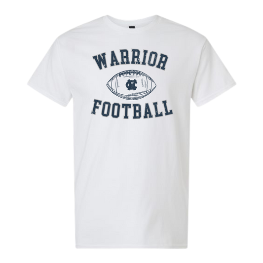 6th Grade Warrior Football T-Shirt