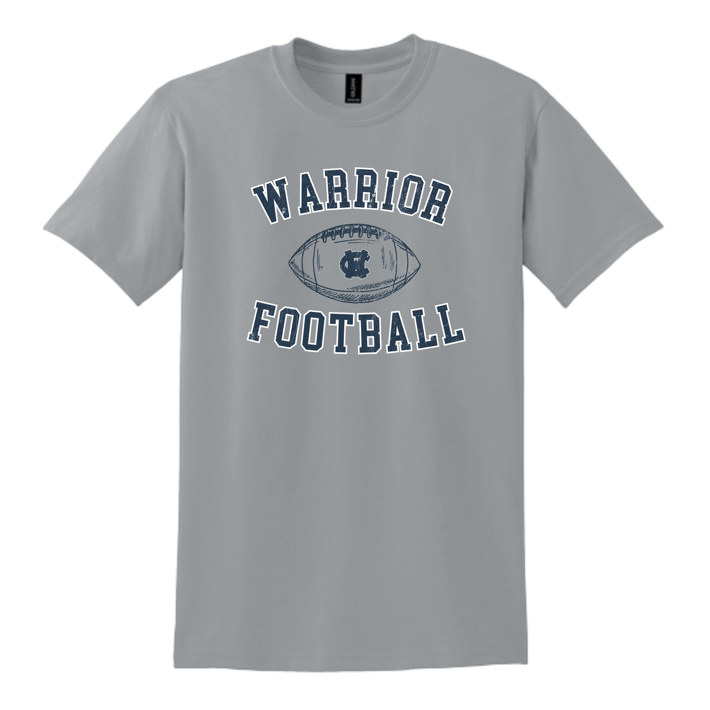 6th Grade Warrior Football T-Shirt