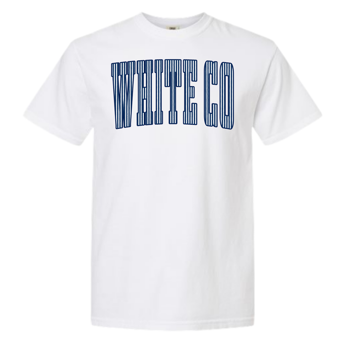 White Co Pinstripe Design