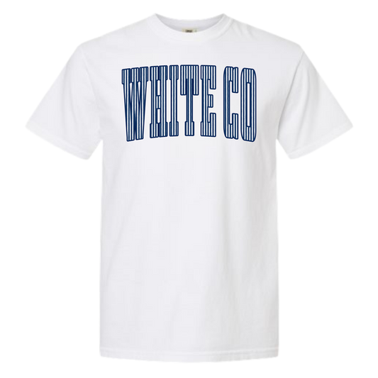White Co Pinstripe Design