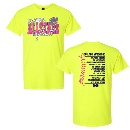 10U Lady Warriors Allstars - ADULT