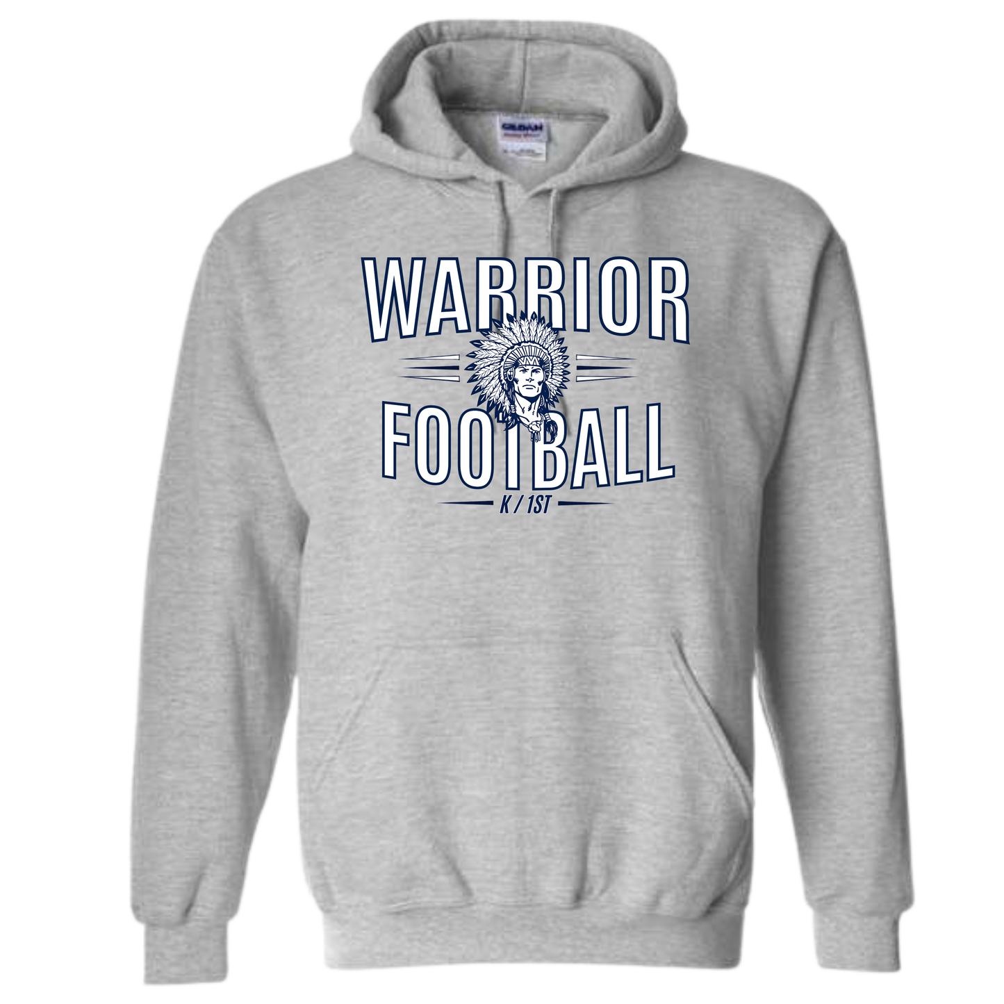 K/1st Warrior Football Hoodie