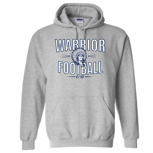 K/1st Warrior Football Hoodie