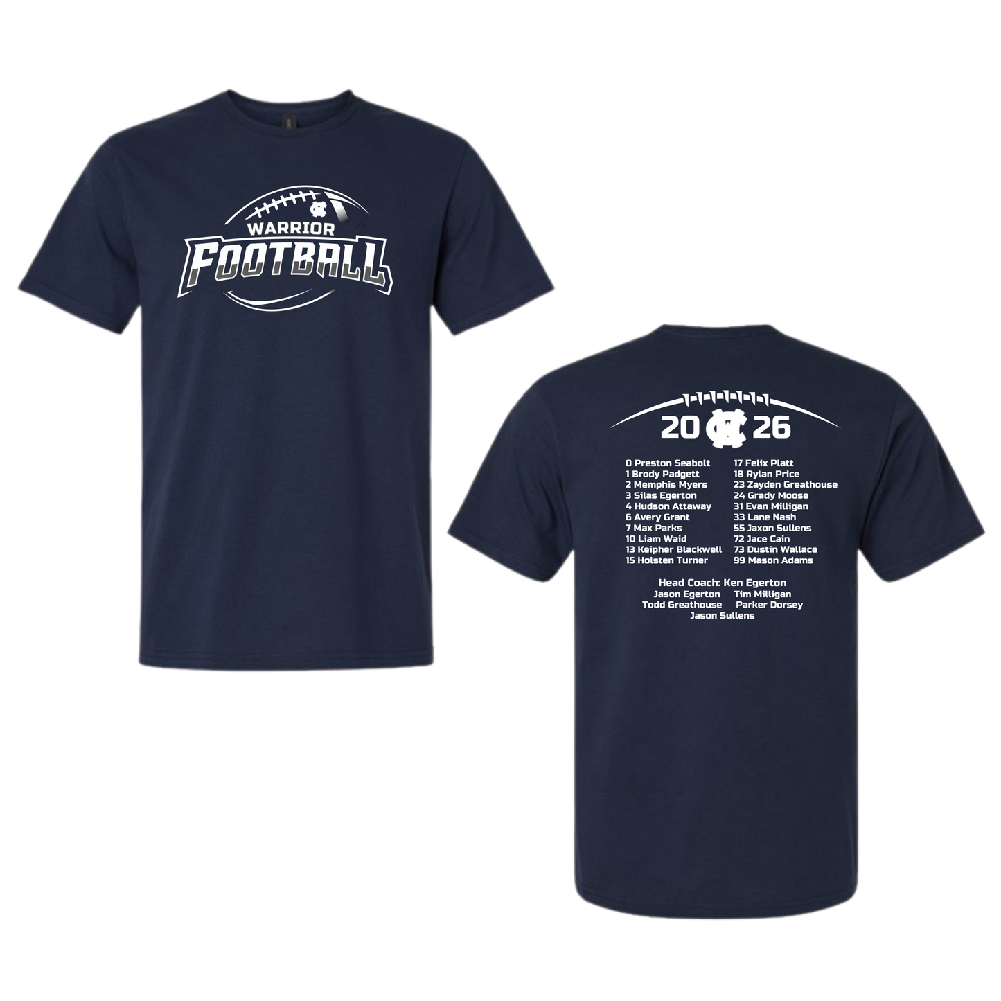 4th Grade Warrior Football Dryfit