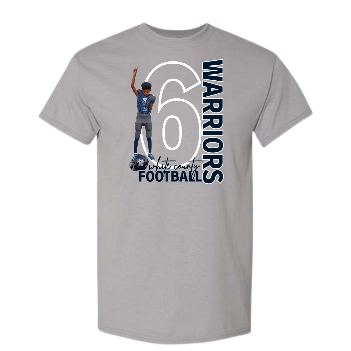 Custom Number Shirt - Football