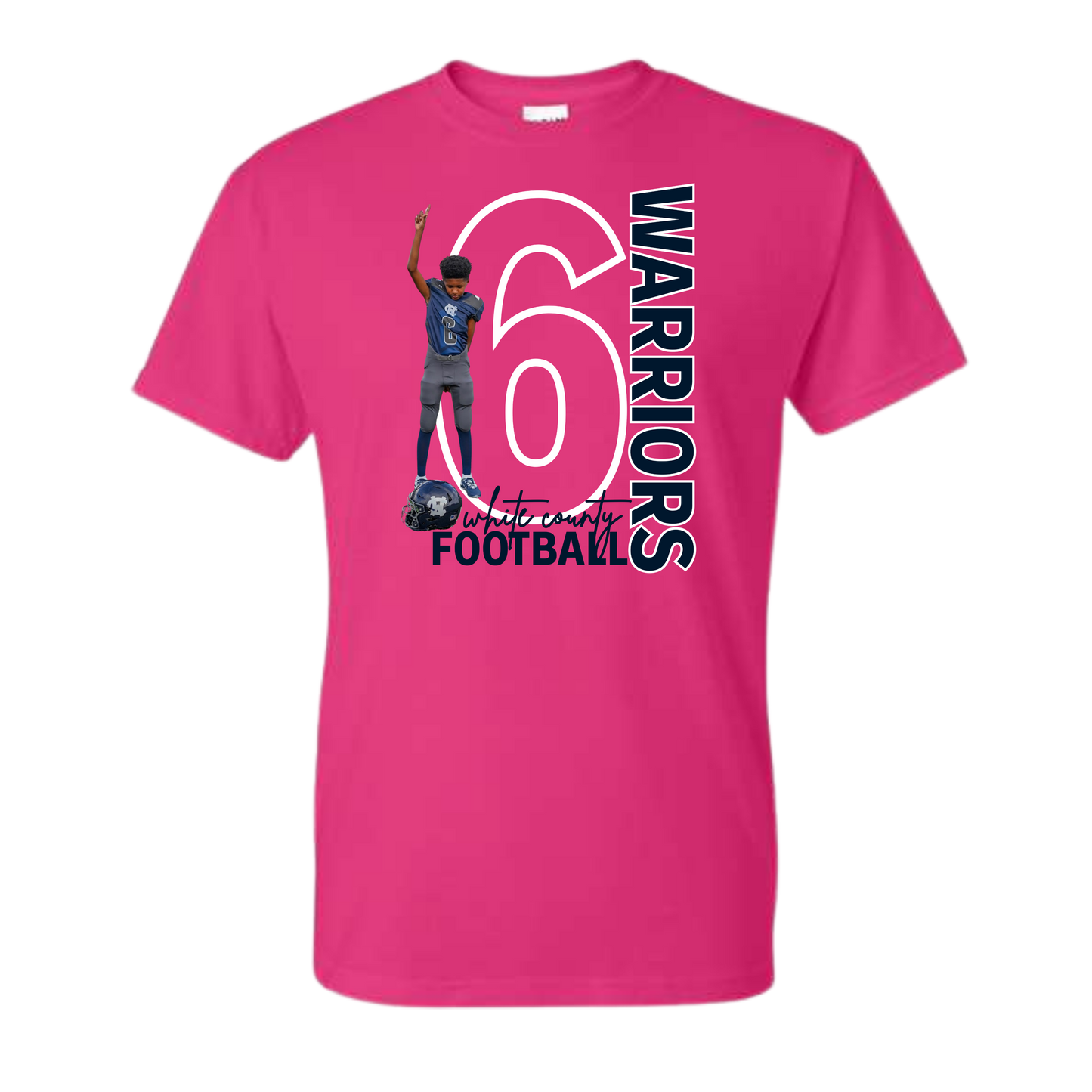 Custom Number Shirt - Football