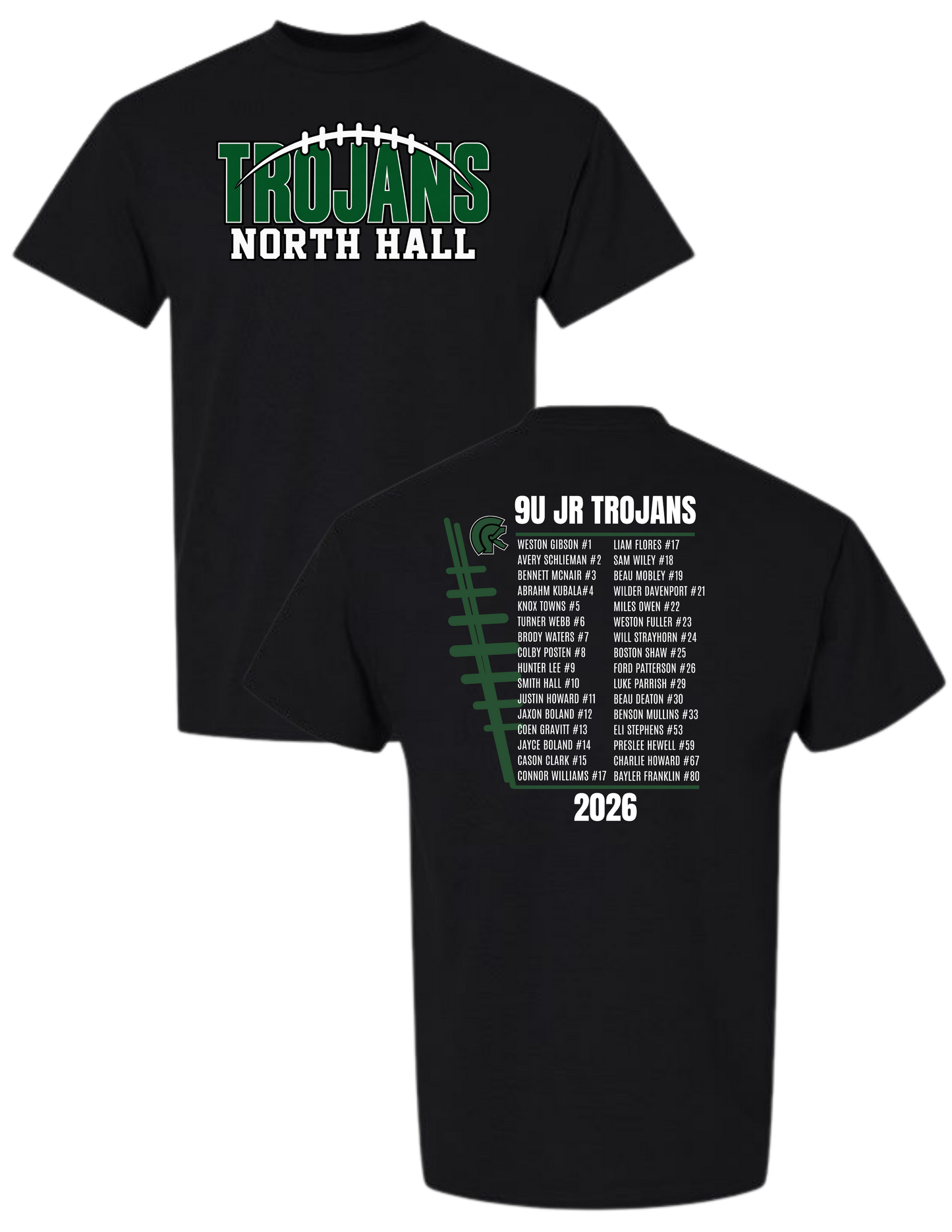9U Roster Team Shirt